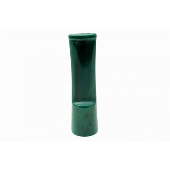 Raw saddle cumberland green acrylic mouthpiece 70 mm x 20 mm